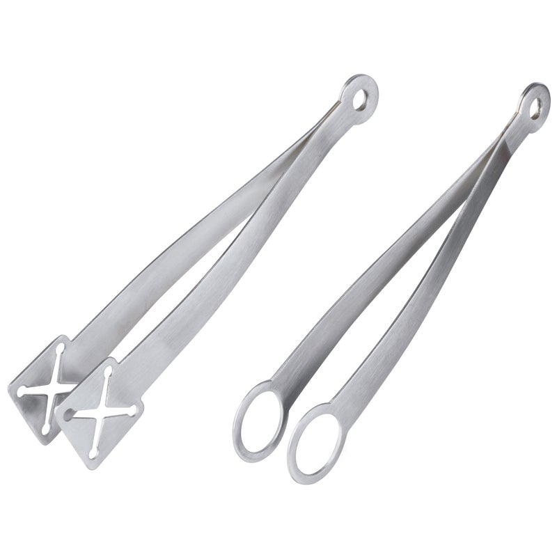 Prepworks by Progressive Appetizer Tongs, Stainless Steel - Set of 2 - Image 1
